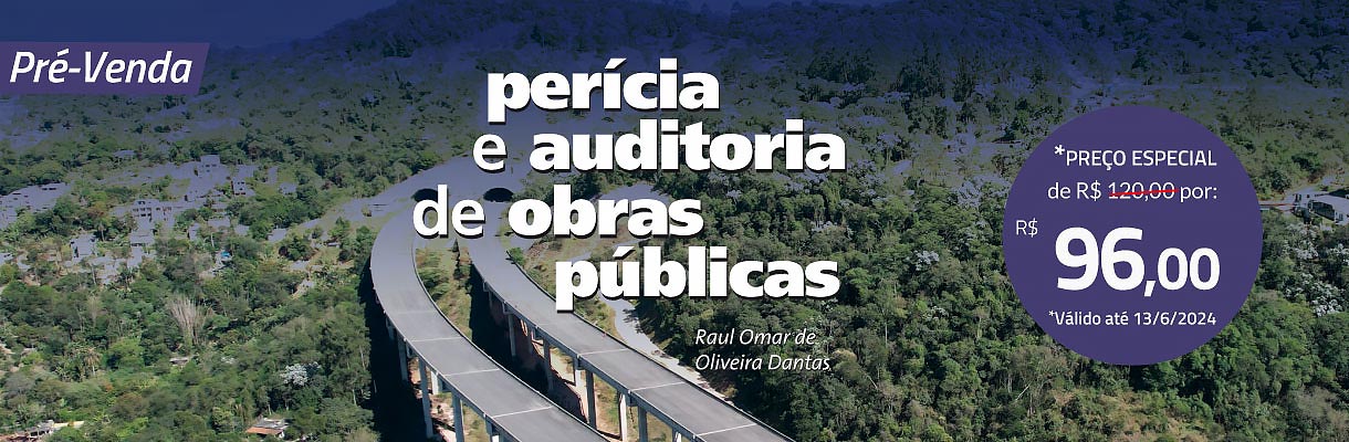 Banner Perícia e auditoria de obras públicas