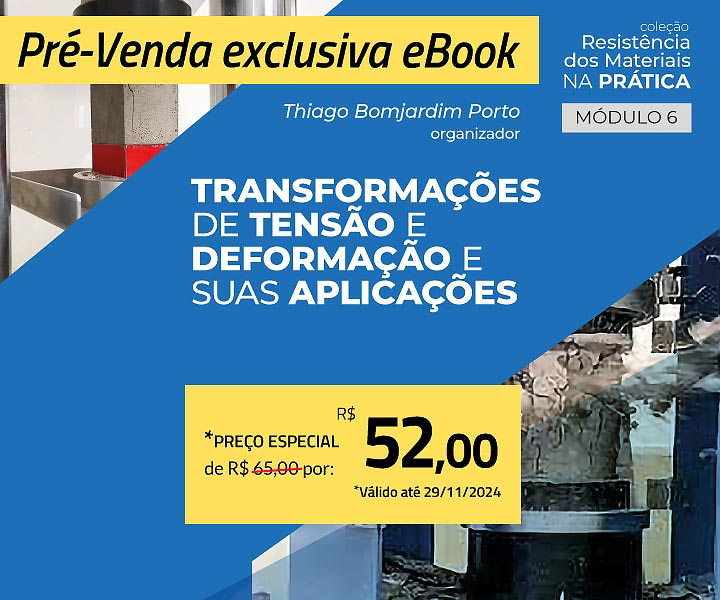 Banner promo mobile 4 Módulo 6: transformações de tensão e deformação e suas aplicações