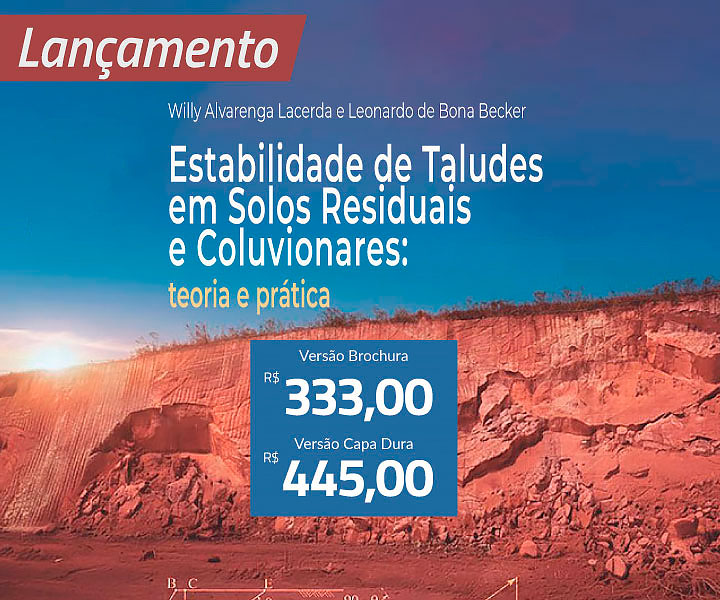 Banner promo mobile 9 - Estabilidade de taludes em solos residuais e coluvionares